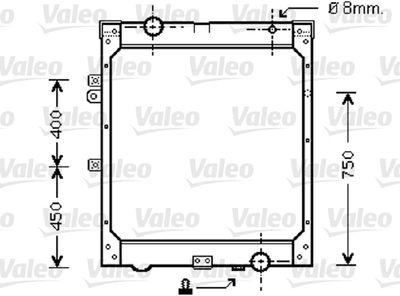 Radiators, Motora dzesēšanas sistēma VALEO 733426