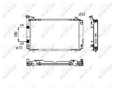 Radiators, Motora dzesēšanas sistēma NRF 523495