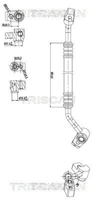 Augst-/Zemspiediena cauruļvads, Gaisa kond. sist. TRISCAN 901016048