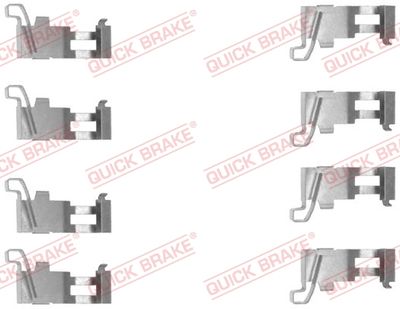 Комплектующие, колодки дискового тормоза QUICK BRAKE 109-1226