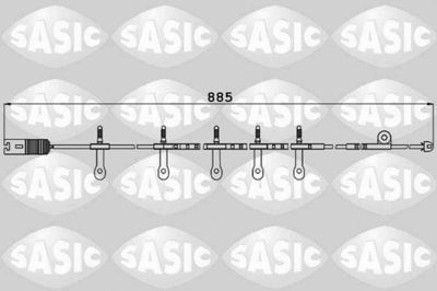 Indikators, Bremžu uzliku nodilums SASIC 6236034