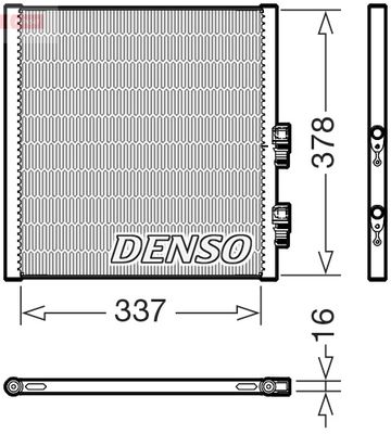 Kondensators, Gaisa kond. sistēma DENSO DCN02051