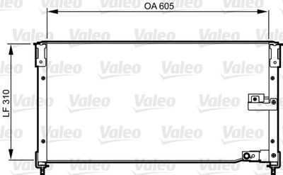 Конденсатор, кондиционер VALEO 814276