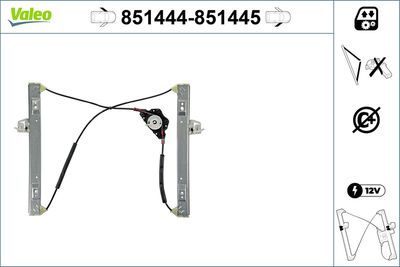 Стеклоподъемник VALEO 851444