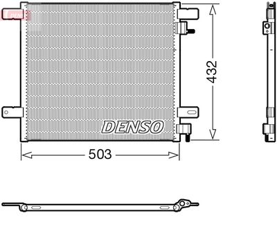 Конденсатор, кондиционер DENSO DCN99076