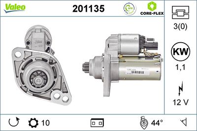 Стартер VALEO 201135