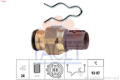 Termoslēdzis, Radiatora ventilators FACET 7.5285