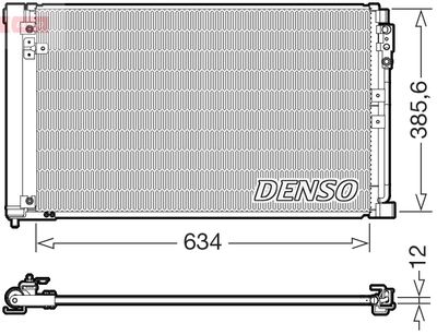 Конденсатор, кондиционер DENSO DCN46038