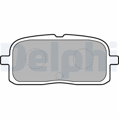 Bremžu uzliku kompl., Disku bremzes DELPHI LP1550