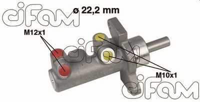 Galvenais bremžu cilindrs CIFAM 202-230
