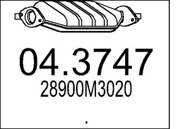 Катализатор MTS 04.3747