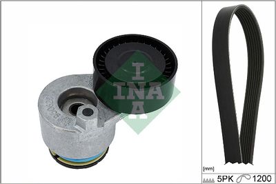 Ķīļrievu siksnu komplekts Schaeffler INA 529 0511 10