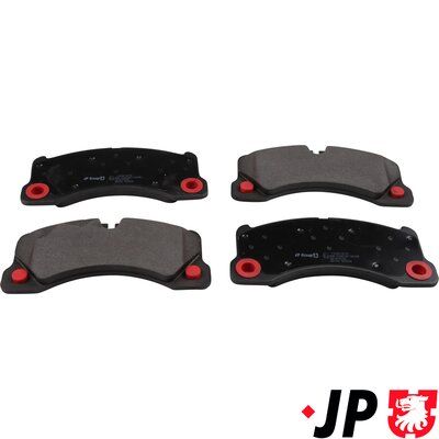 Bremžu uzliku kompl., Disku bremzes JP GROUP 1163613210