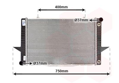 Radiators, Motora dzesēšanas sistēma VAN WEZEL 59002092