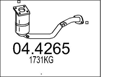 Катализатор MTS 04.4265