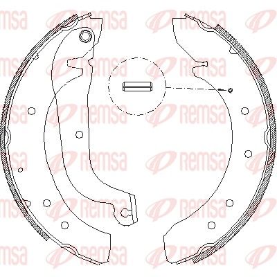 Bremžu loki REMSA 4719.01