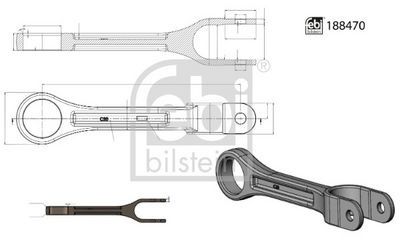 Stiepnis/Atsaite, Stabilizators FEBI BILSTEIN 188470