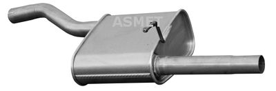 Глушитель выхлопных газов конечный ASMET 07.136