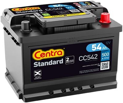 Стартерная аккумуляторная батарея CENTRA CC542