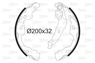 Комплект тормозных колодок VALEO 564075