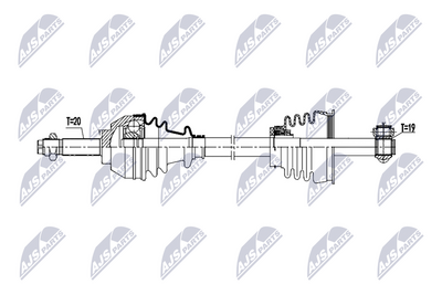 półoś napędowa NTY NPW-FT-107
