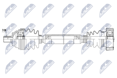 Приводной вал NTY NPW-AU-067