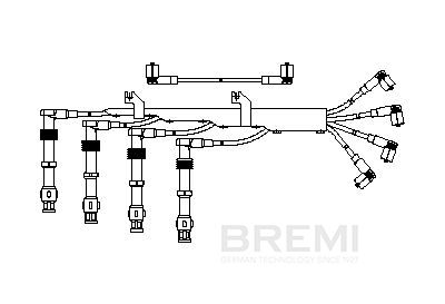 Augstsprieguma vadu komplekts BREMI 473/100