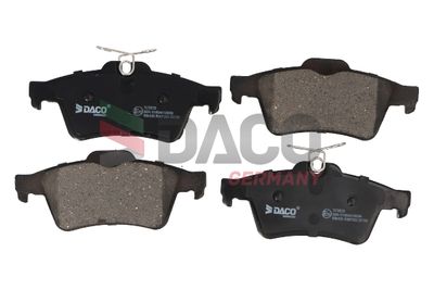 Комплект тормозных колодок, дисковый тормоз DACO 323629