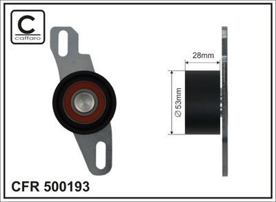 Устройство для натяжения ремня, ремень ГРМ CAFFARO 500193