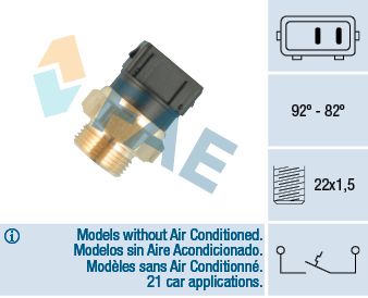 Termoslēdzis, Radiatora ventilators FAE 36824