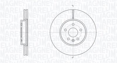 Тормозной диск MAGNETI MARELLI 361302040784
