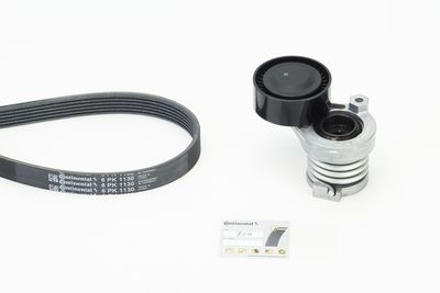 Ķīļrievu siksnu komplekts CONTINENTAL CTAM 6PK1130K4