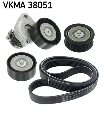 Поликлиновой ременный комплект SKF VKMA 38051