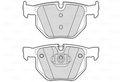 Bremžu uzliku kompl., Disku bremzes VALEO 601725