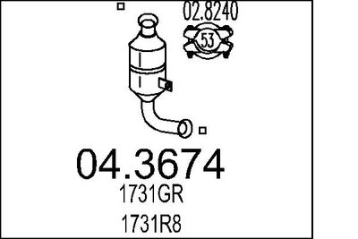 Катализатор MTS 04.3674