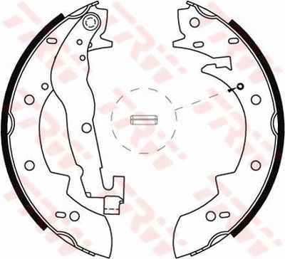 Bremžu loku komplekts TRW GS6237