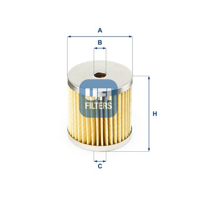 Degvielas filtrs UFI 26.622.00