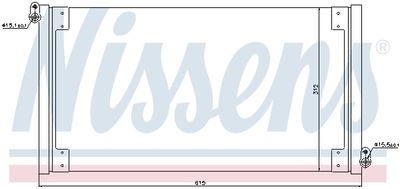 Конденсатор, кондиционер NISSENS 940025
