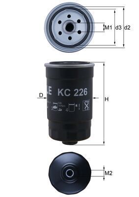 Топливный фильтр KNECHT KC 226