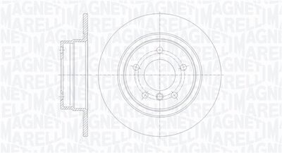 Тормозной диск MAGNETI MARELLI 361302040720