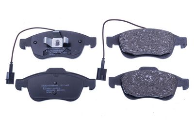 Комплект тормозных колодок, дисковый тормоз DENCKERMANN B111400