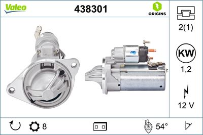 Стартер VALEO 438301