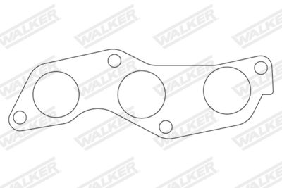 Прокладка, труба выхлопного газа WALKER 82939