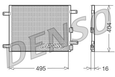Конденсатор, кондиционер DENSO DCN01023