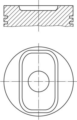 Поршень MAHLE 640 PI 00117 001