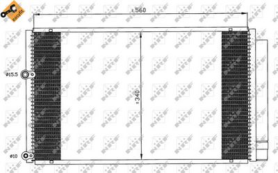 Конденсатор, кондиционер NRF 35601