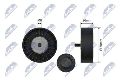 Spriegotājrullītis, Ķīļrievu siksna NTY RNK-CT-063
