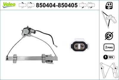 Стеклоподъемник VALEO 850404