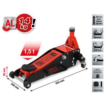 Domkrats KS TOOLS 160.1000