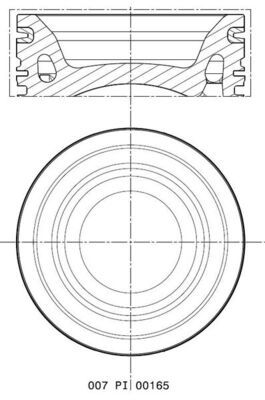 Поршень MAHLE 007 PI 00165 002